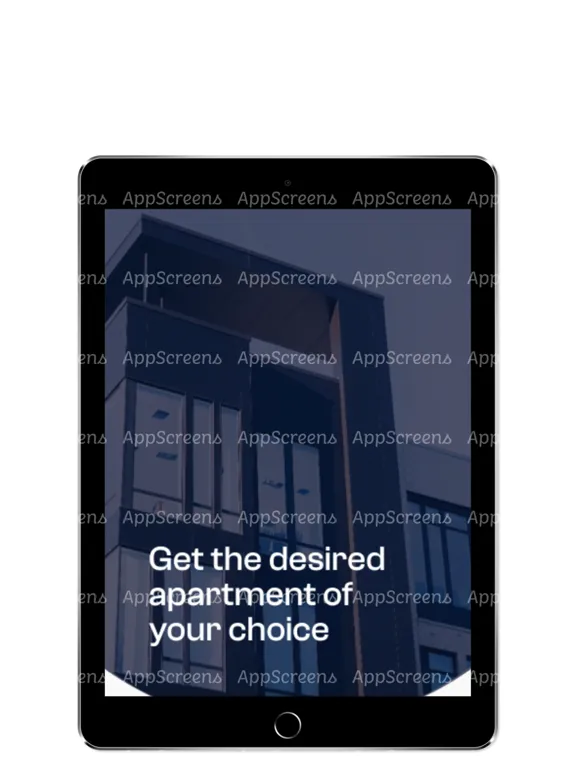 Tangkapan layar MyHome Realty Client iPad 