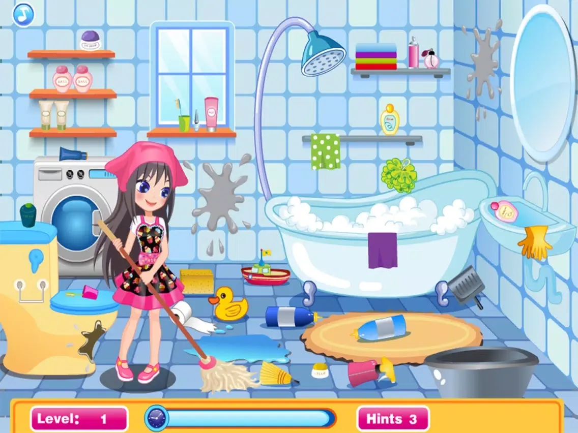 ภาพหน้าจอของ My House Clean up spa salon for Princess House iPad 
