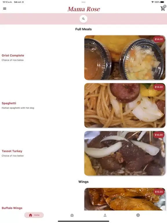 تصاویر Mama Rose Kitchen iPad 