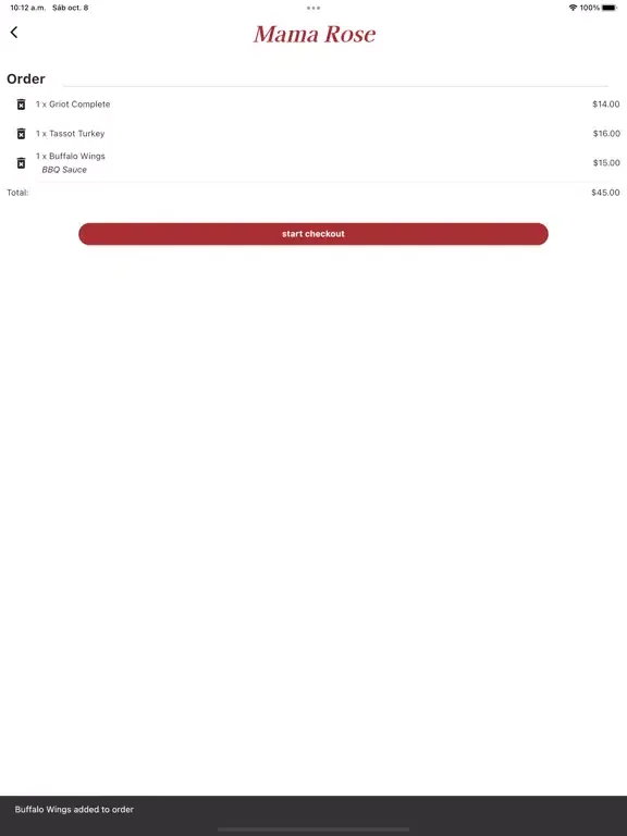 تصاویر Mama Rose Kitchen iPad 