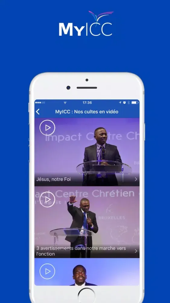 MyICC Bruxelles Screenshots