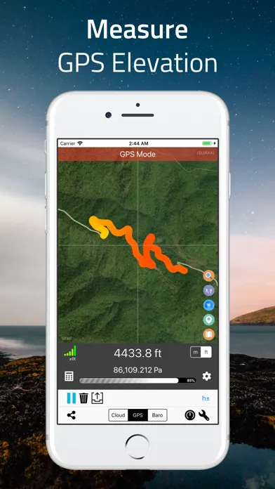 Captures d'écran de Elevation - Altimeter Map