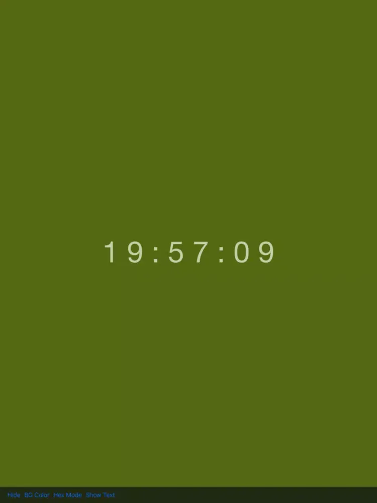 تصاویر ColorClock - RGB Hex Clock iPad 