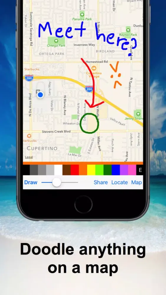 Screenshot di DrawOnMap