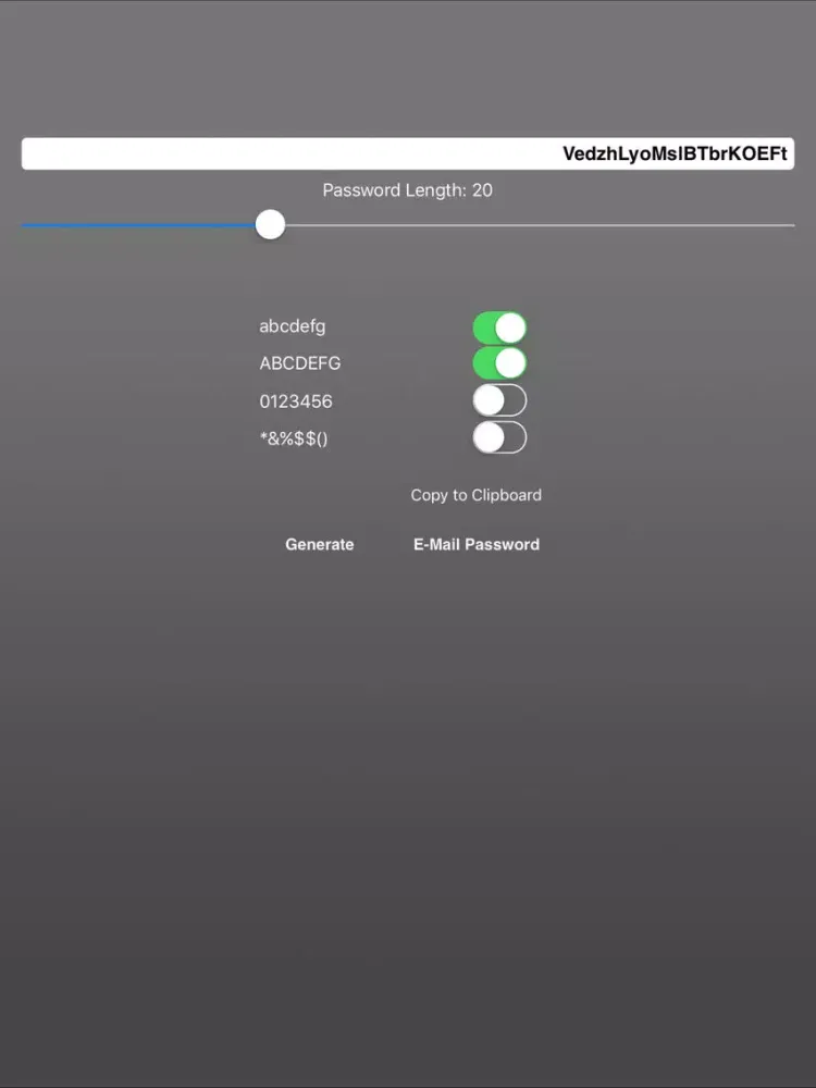 Скриншоты PassMaker - Password Generator iPad 