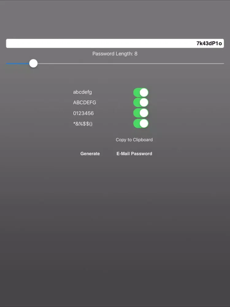 Скриншоты PassMaker - Password Generator iPad 