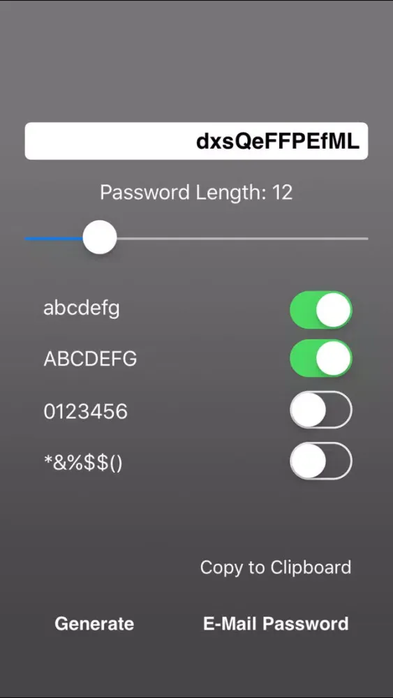 Скриншоты PassMaker - Password Generator