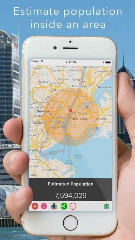 Tangkapan layar PopulationMap