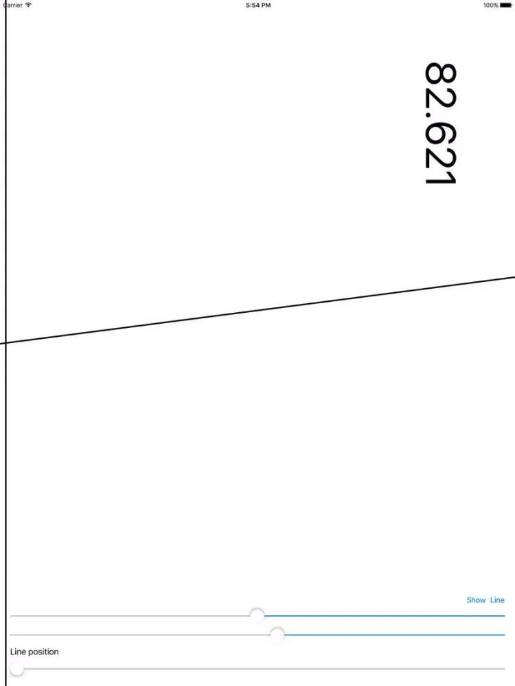 Capturas de tela do Simple Protractor iPad 