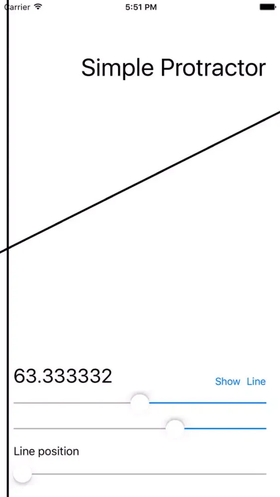 Capturas de tela do Simple Protractor
