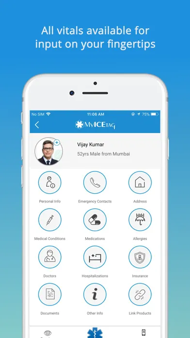 تصاویر MyICETag - ICE Medical Profile