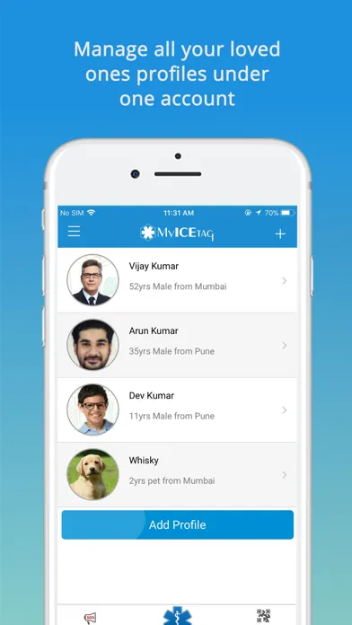 تصاویر MyICETag - ICE Medical Profile