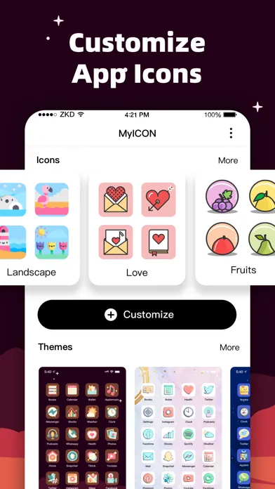 Скриншоты MyICON Changer – Icon Themer