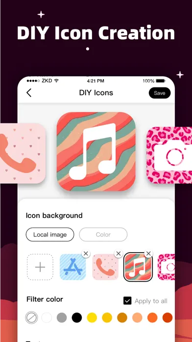 Скриншоты MyICON Changer – Icon Themer