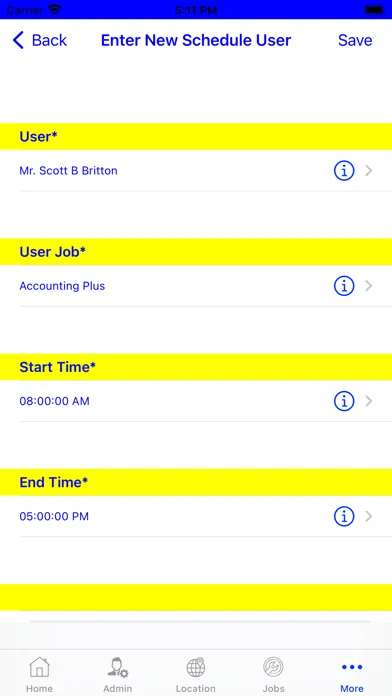 MyTimeClock: Employee Schedule Ekran Görüntüleri