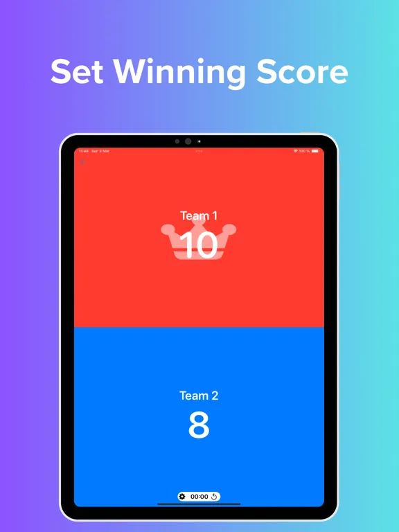 Zrzuty ekranu Scoreboard Tracker iPad 