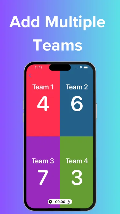 Zrzuty ekranu Scoreboard Tracker