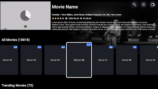 iMPlayer TV IPTV Playerzrzuty ekranu aplikacji2
