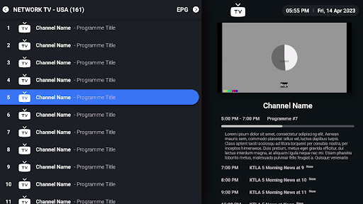 iMPlayer TV IPTV Playerzrzuty ekranu aplikacji4