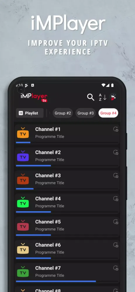 Captures d'écran de iMPlayer Mobile