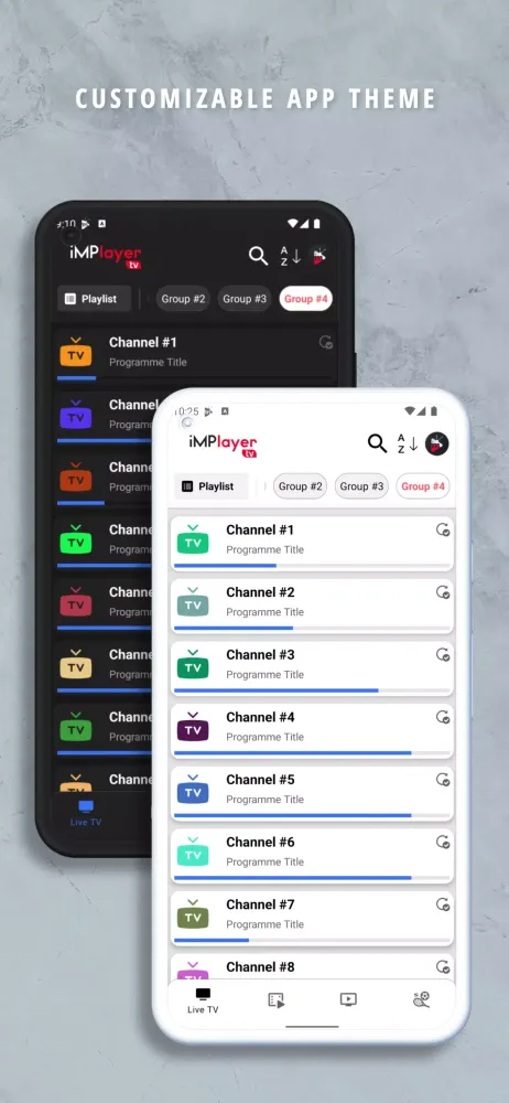 Captures d'écran de iMPlayer Mobile