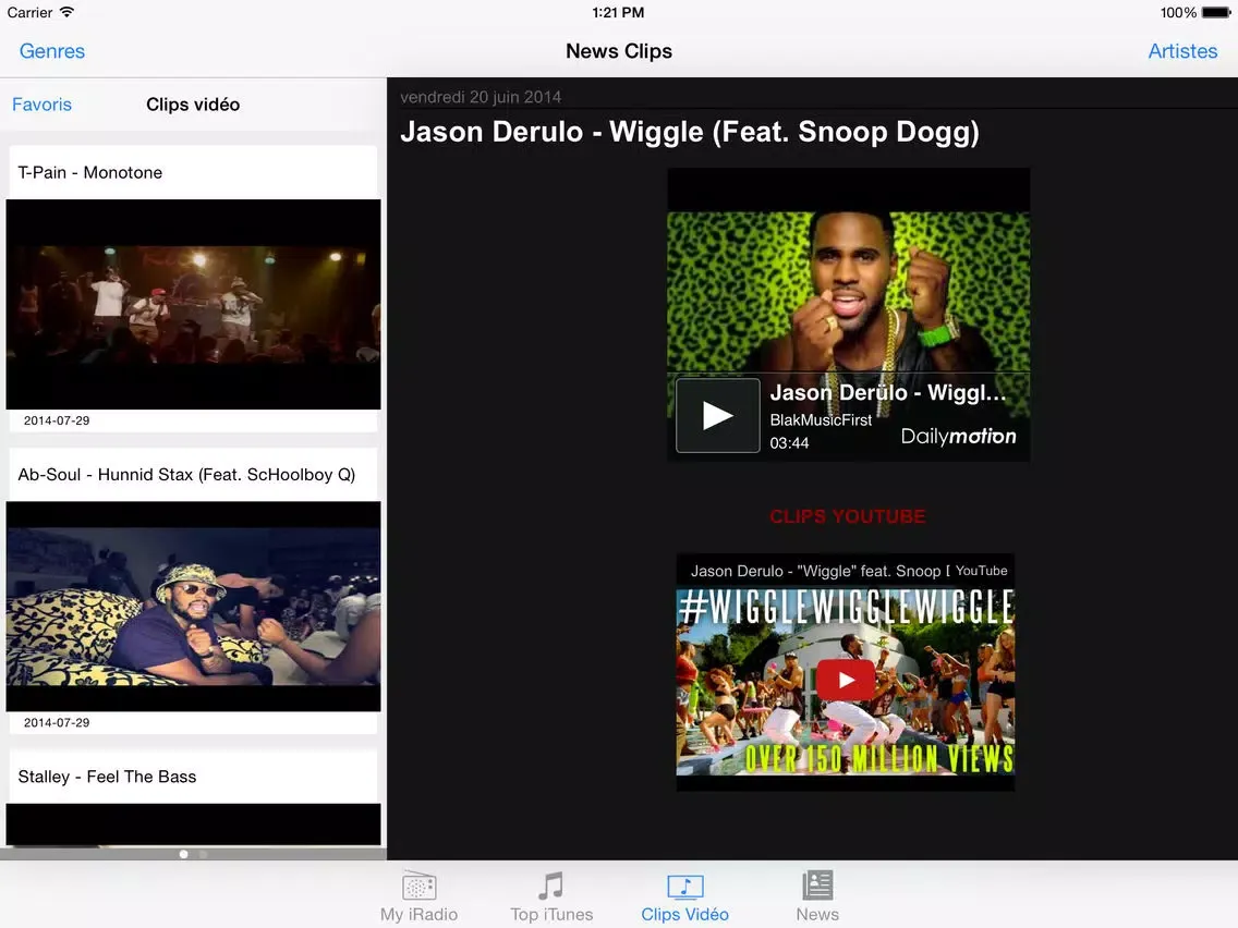 My iRadio - Écoutez la radio en direct iPad 应用截图