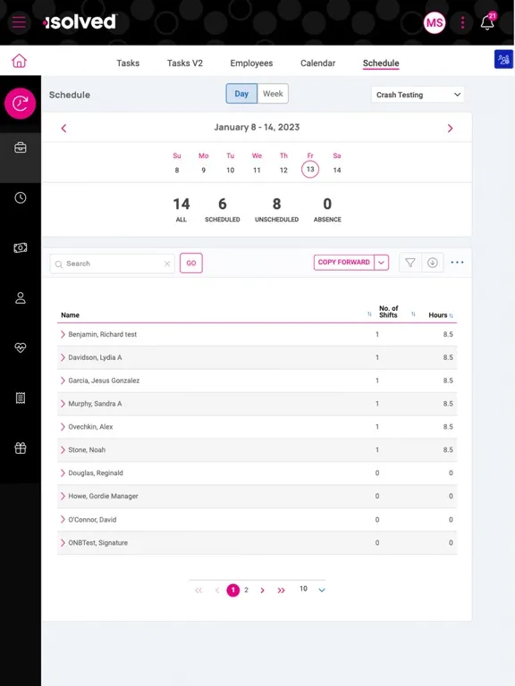 isolved People Cloud iPad  स्क्रीनशॉट