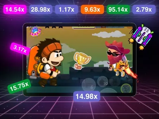 Capturas de tela do Lucky Hero Up Jet X iPad 