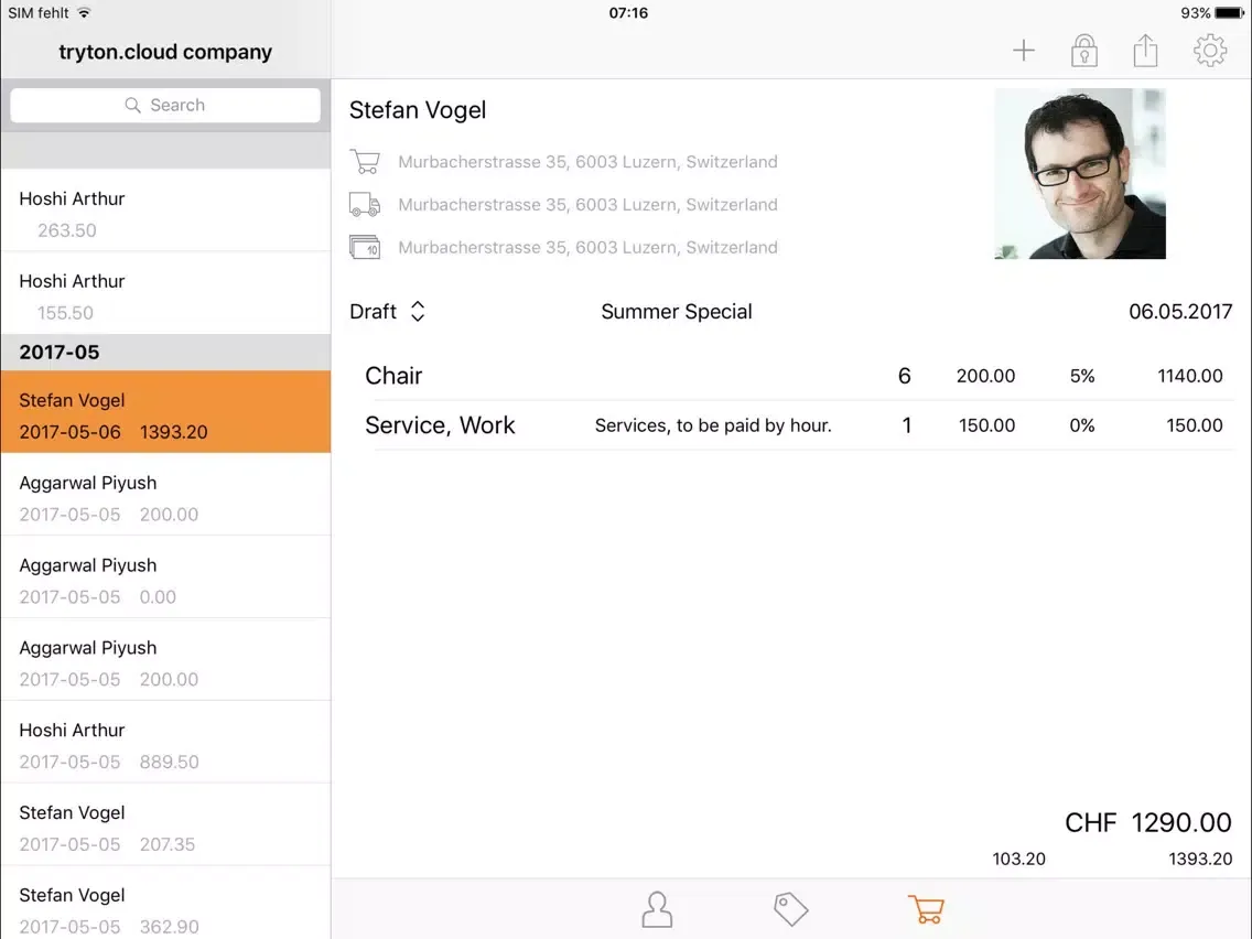 myJob.cloud iPad  स्क्रीनशॉट