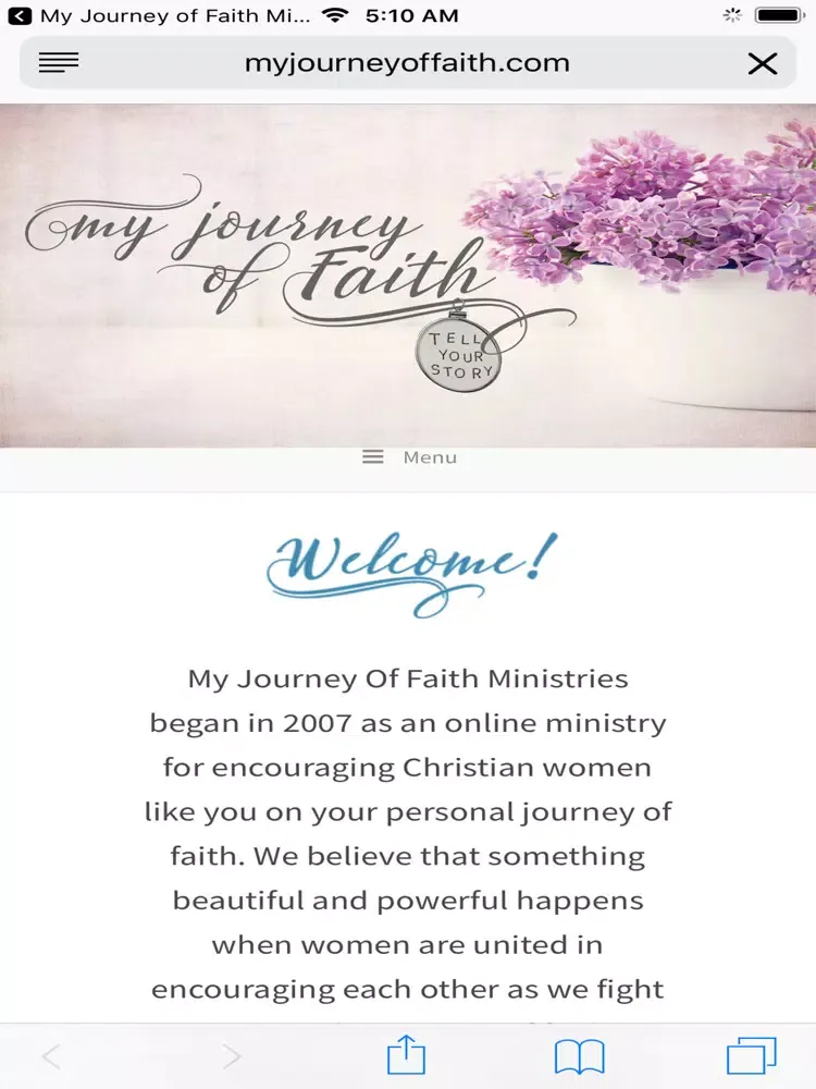 Capturas de pantalla de My Journey of Faith Ministries iPad 