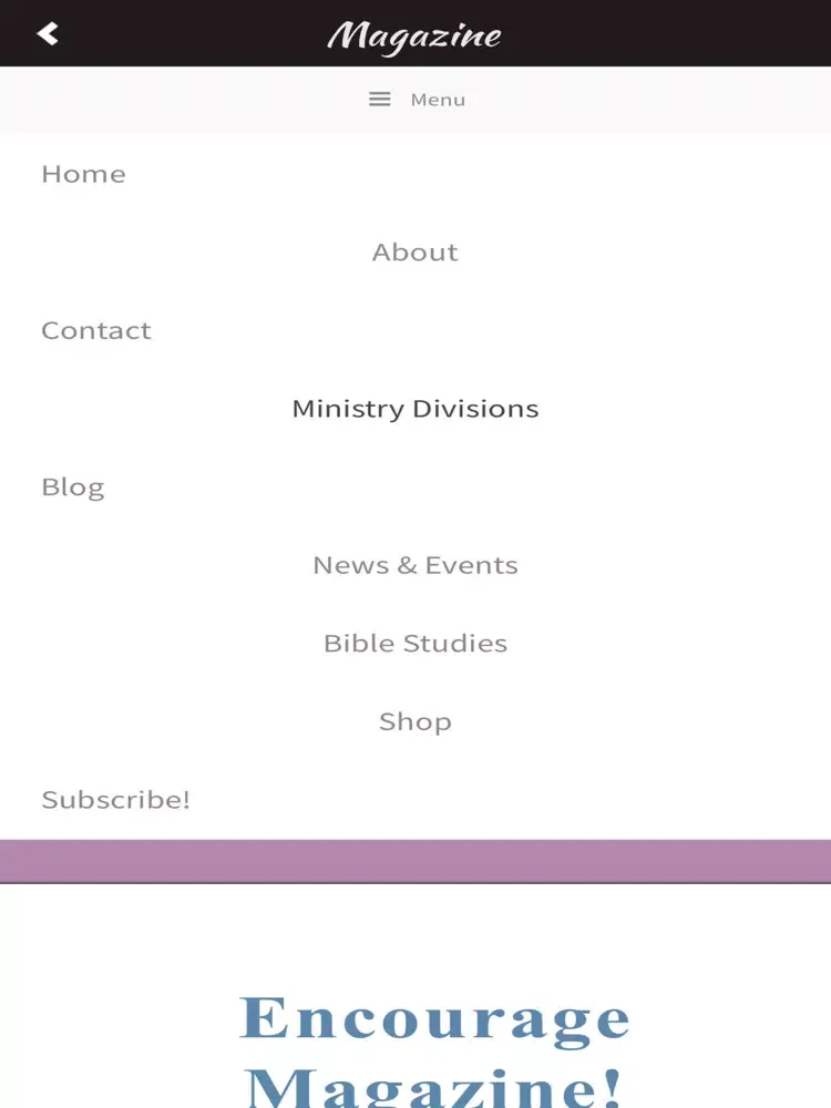 Capturas de pantalla de My Journey of Faith Ministries iPad 