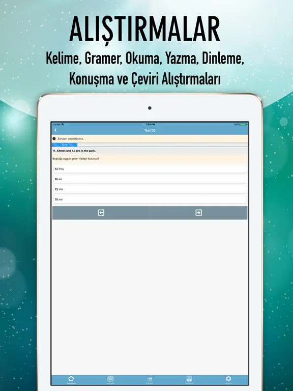 Temel İngilizce (MyKelime) iPad 應用截圖