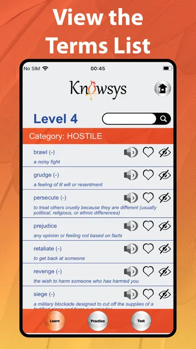 Vocabulary Games by Knowsys 스크린샷