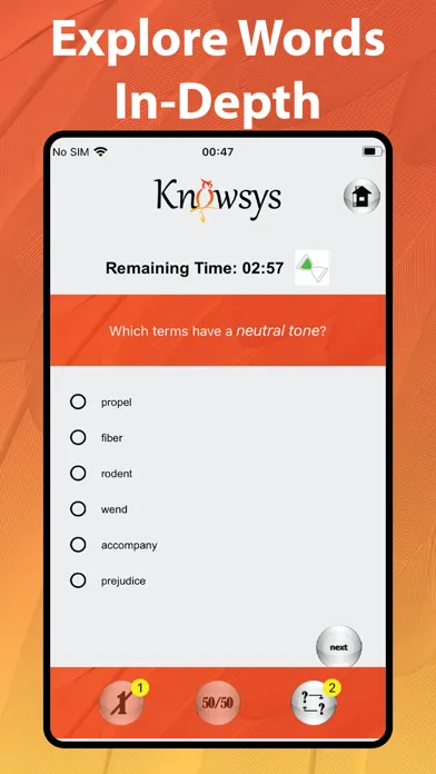 Vocabulary Games by Knowsys 스크린샷