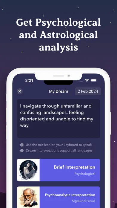 Capturas de pantalla de Dream Interpretation & Journal