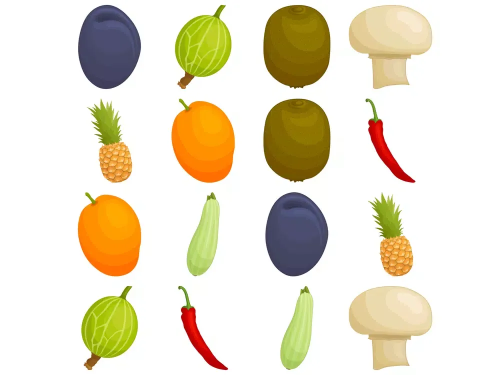 Fruits Pair Simple Memo iPad  स्क्रीनशॉट
