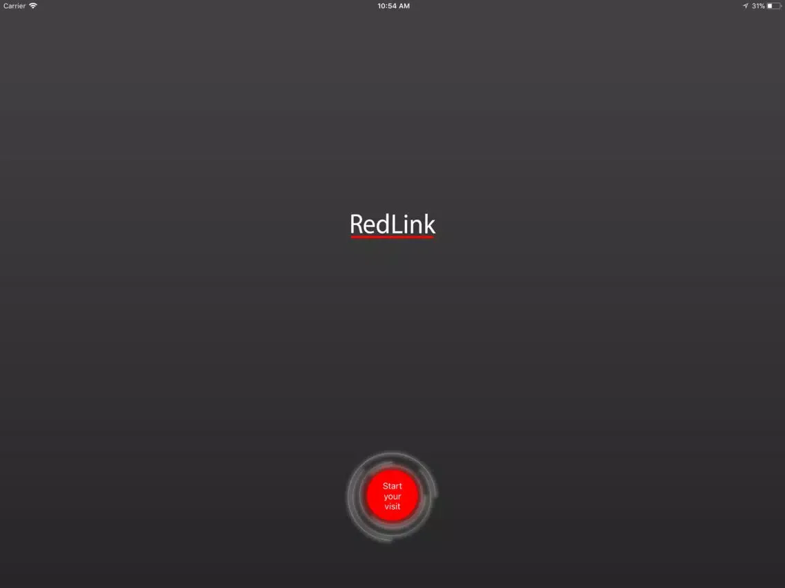 Tangkapan layar RedLink iPad 