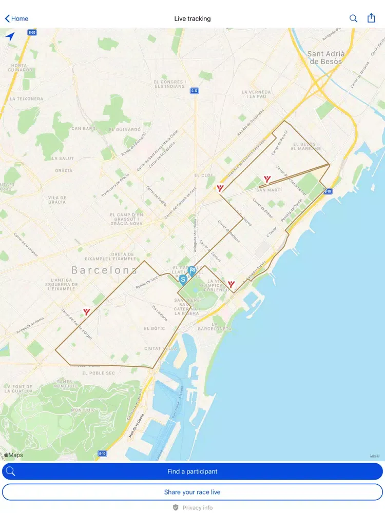 eDreams Mitja Marató Barcelona iPad  Ekran Görüntüleri