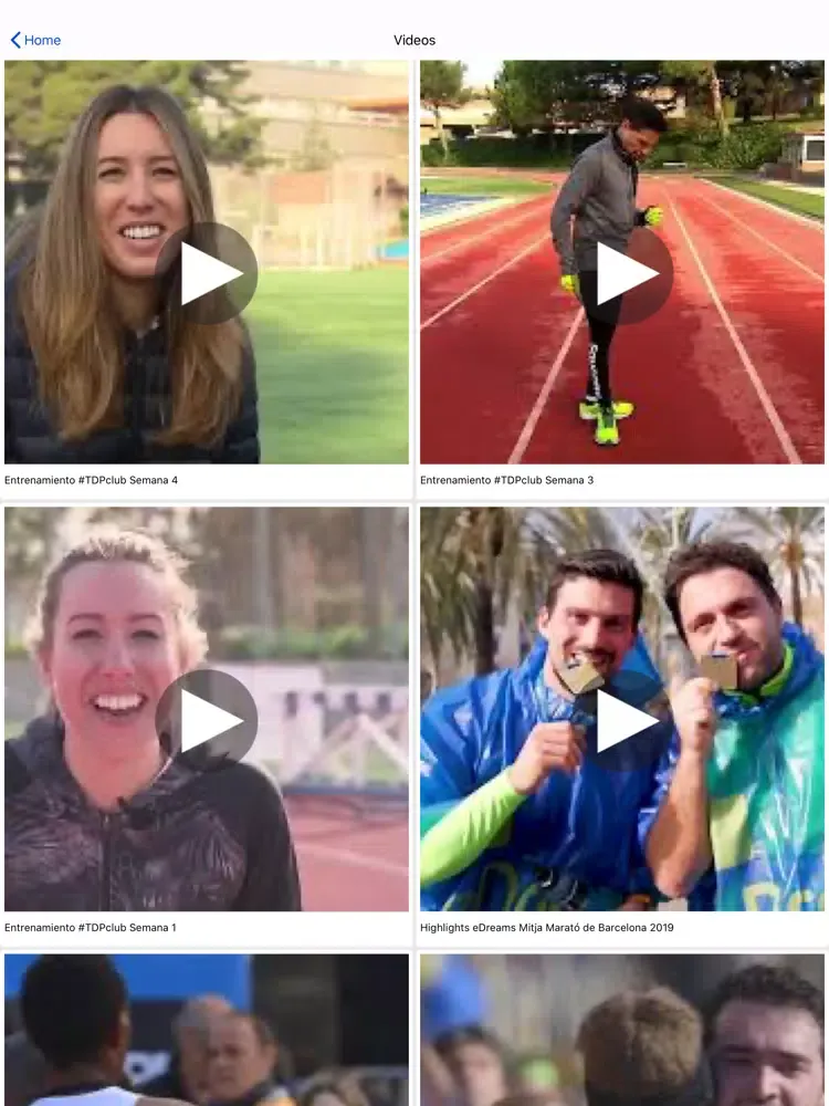 eDreams Mitja Marató Barcelona iPad  Ekran Görüntüleri