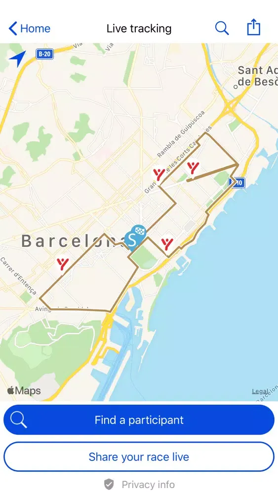 eDreams Mitja Marató Barcelona Ekran Görüntüleri
