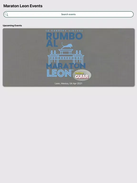 Maraton Leon 2021 iPad 应用截图