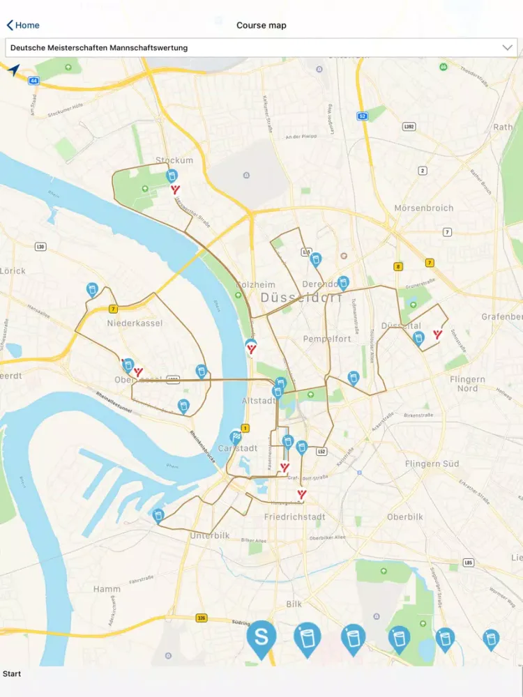 Capturas de pantalla de METRO Marathon Düsseldorf iPad 