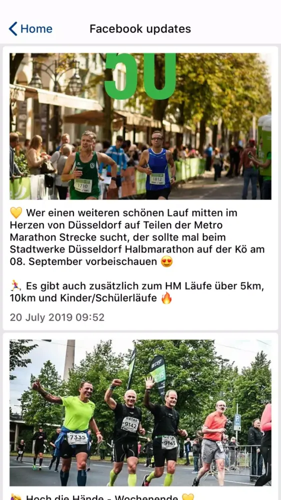 Capturas de pantalla de METRO Marathon Düsseldorf