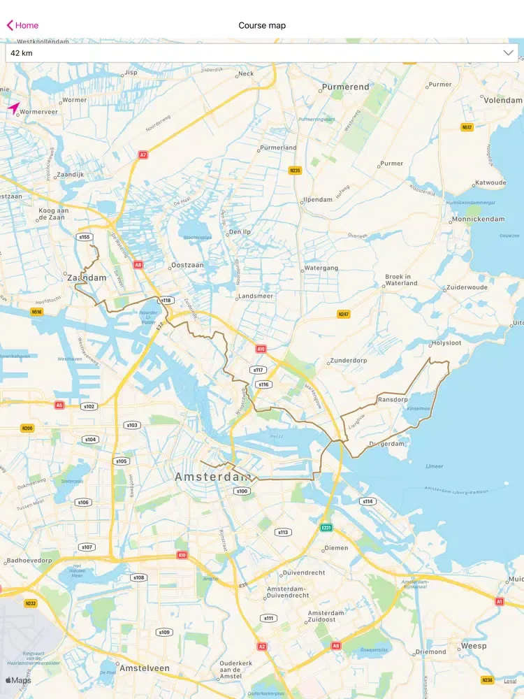 Dam tot Dam Wandeltocht iPad  Screenshots
