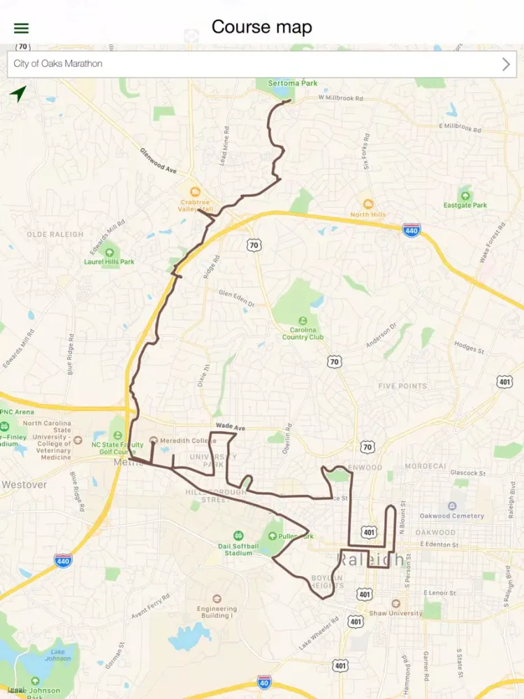 City of Oaks Marathon iPad 应用截图