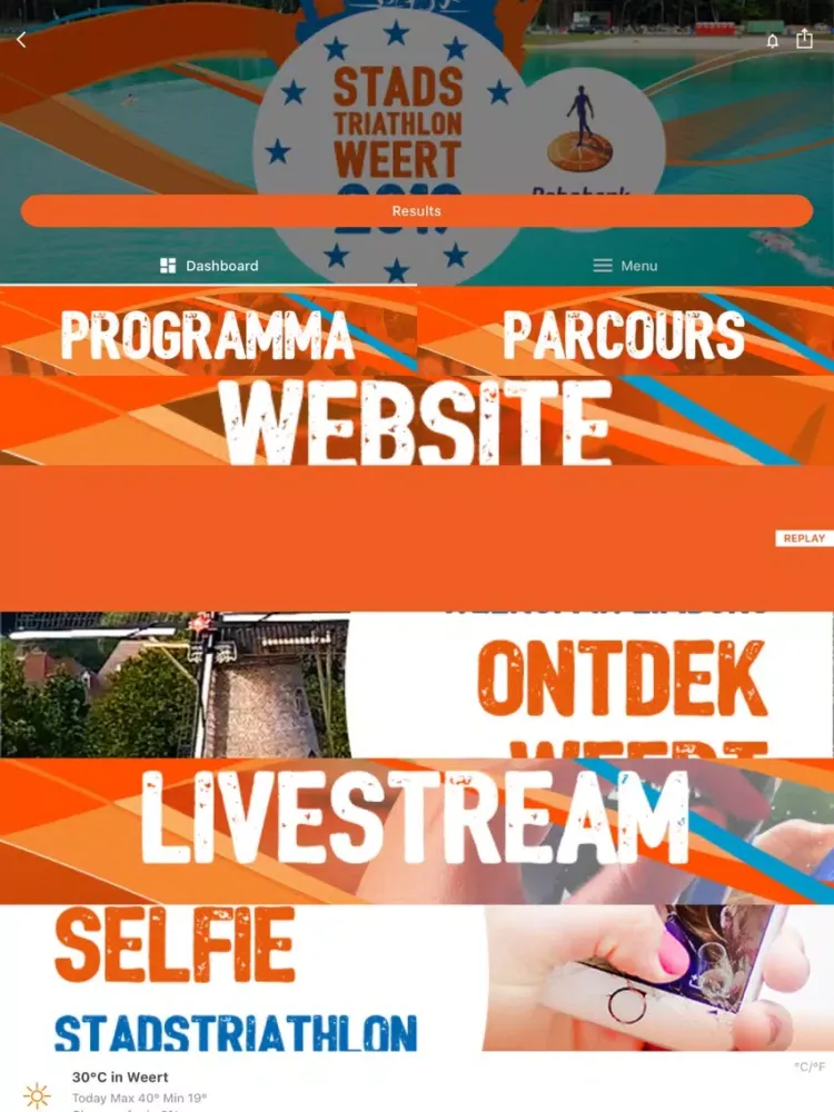 Stadstriathlon Weert iPad  স্ক্রিনশট