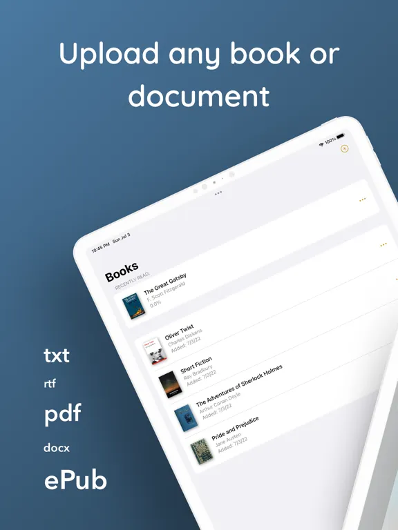 Скриншоты Narrator: Audiobook Maker iPad 