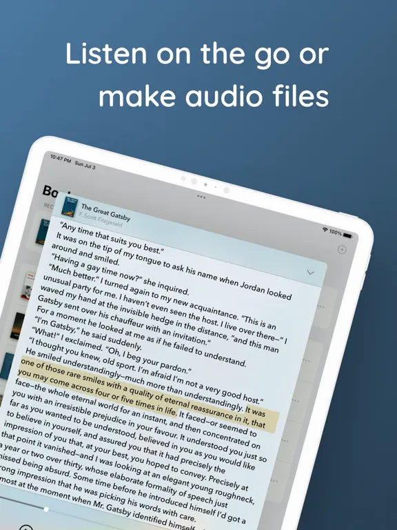 Скриншоты Narrator: Audiobook Maker iPad 