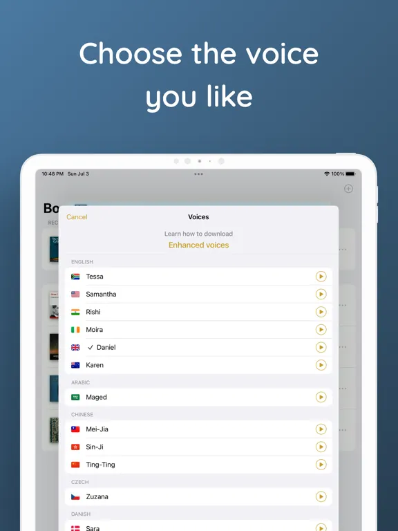 Скриншоты Narrator: Audiobook Maker iPad 