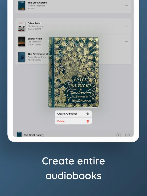 Скриншоты Narrator: Audiobook Maker iPad 